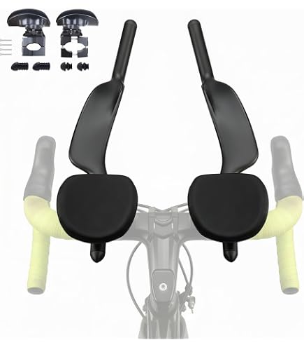 Amazon.com: Controltech TTH-14 Falcon Mini Clip-On Bike Aerobars